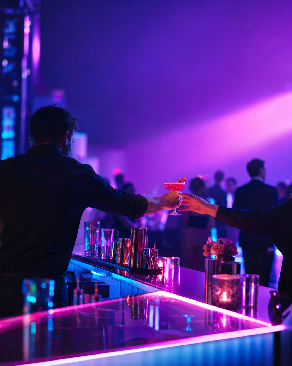 Servicio Coyote Cocktail en evento